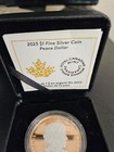 Flawless 2023 Canadian Lady Peace Dollar  1  1 Oz Silver Proof Pulsating Uhr