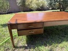 Vintage Drexel Parallel Coffee Table Mid Century Modern Mcm 52    Two Drawer