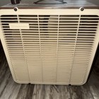 Vintage Toastmaster 3 Speed Brown Metal Box Floor Fan  203peg Works 14 5 Inch