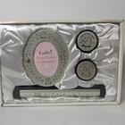 Cudlie Baby Keepsake Gift Set Silver Photo Frame Birth Certificate First Tooth