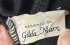 Vtg Gilda Marx Flexatard Black Women s Medium Unitard Supplex Stirrups Catsuit