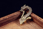 Solid Brass Dragon Keychain Car Edc Keychains