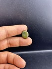 Very Rare Old Vintage Large Tibetan Turquoise Stone Bead Worn Patina