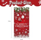 Retro Christmas Door Decorations Christmas Door Cover Front Door Christmas Decor