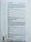 Vogue Vintage 1940 s Retro Misses Blouse   Skirt Sewing Pattern V1863 Size 6 24