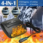150w Car Auto Dc 12v Plug In Winter Heating Ceramic Heater Summer Cooling Fan 