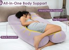 Cooling Pregnancy Pillows  U Shaped Full Body Maternity Pillow For Pregnant S   