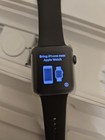 Apple Watch Series 3 38mm Space Gray Aluminium Case With Gray Sport Band  gps 