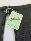Vintage Mellowskin Black Leather Like Feel Gloves Women Size B - 7 5  8  8 5 New