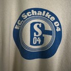 Vintage 70s 80s Fc Schalke 04 Retro White Graphic T-shirt Made In West Germany
