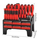 100-piece Insulated Magnetic Screwdriver Tool Set With Plastic Stand Diy Tools