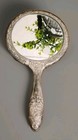 Vintage Decorative Silver Plate Dresser Vanity Set Mirror   Comb Vintage Set