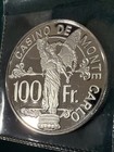 Monte Carlo Casino 100 Franc St  Silver Proof Medal  650 Troy Oz    lucky Token   