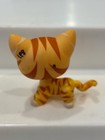 Littlest Pet Shop Lps Shorthair Cat Tiger  1451 Rare Authentic Hasbro