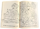 Nos Vintage Barney Purple Dinosaur   Baby Bop Coloring Activity Book 