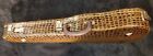 Vintage Ess   Ess 3 4 Violin Case Mid 1900s  Reptile Pattern Crocodile alligator