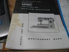Montgomery Ward Urr J1930 Sewing Machine Instruction Users Manual Guide Vintage