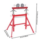 1134kg 2500lbs Pipe Roller Support Stand Height Adjustable Pipe Support Holder