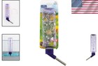 Translucent Purple Gravity Water Bottle For Rabbits  Ferrets  And Small Animals