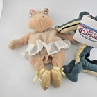 Disney Store Fantasia Ballet Hippo Alligator Bean Bag Plush Lot Of 2