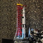 1 144 Nasa Saturn V Rocket Launching Tower Frame Set Model Painted Light-up