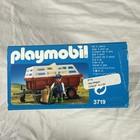 Playmobil 3719 New Sealed Farmer With Red Hay Wagon Toy Set Vintage Rare