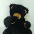 Russ Berrie Black Bear Blacky Plush 10    Caress Soft Pets With Tags