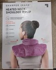 Sharper Image Heated Neck Shoulder Wrap Lavender Hot   Cold Therapy