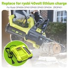 Rapid Charger For Ryobi 40v Op408vnm Lithium Battery Op406vnm Op40602 Op401 Led