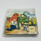 Vintage Licensed Jd John Deere Coaster Set D812 Pint Shadow Unused Dad Son Farm