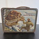 1955 Holtemp Davy Crockett Lunch Box Metal By American Thermos Bottle Company