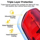 Pair Tail Lights Lamps For Nissan Frontier 2005-21 Suzuki Equator 09-12 W  Bulbs