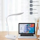 Led Desk Light Dimmable Bedside Reading Night Lamp Usb Rechargeable Touch Sensor