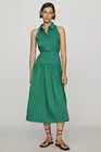 Anthropologie - Tobie Drop-waist Midi Shirtdress By Exquise  4130942140054