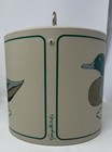Vintage Mcm Georges Briard Green Winged Teal And Mallard Duck Vinyl Ice Bucket