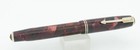 Parker Vacumatic Burgundy Marble   Gold Fountain Pen - 1936 - 14kt Fine Nib