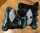 Rollerblade Zetrablade Elite Womens Inline Skate  Size 7 Black teal Nwot