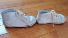 Vintage Poll Parrot White Leather Baby Shoes  6  Long  With Original Box