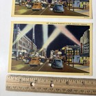 Hollywood Boulevard At Night Vintage Linen Postcards Lot California Ca La Unused