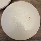 Woodland Ceramic Animal Salad Plates Set 4 Raccoon Owl Bird Squirrel 7 