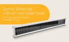 Somfy Wirefree Li-ion Solar Panel Kit For Rts Motors  9027294  new open Box Deal