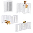 24 h Pet Dog Gates Foldable Pet Fence Expandable Dog Barrier For Doorway 3 Panel