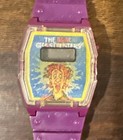 Vintage 1988 The Real Ghostbusters Digital Watch Purple Venkman Lenticular