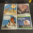 Lot Of 65 Vintage View-master 3d Reel Packet Lot Disney Disneyland Travel Gaf