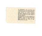 The 1st Urgh  A Music War - 8-16-1980 Ticket Stub Santa Monica Civic Auditorium