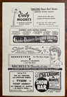 Playbill Page The Wayward Saint Signed By Lian Redmond  Dennis Patrick   3 More