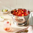 3qt Stainless Steel Colander Silver 