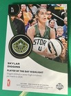 2025 Panini Wnba Player Of The Day Skylar Diggins Seattle Storm  06 50 Rare Blue