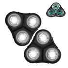 4 X Rq11 Shaver Head For Philips Norelco Sensotouch Rq1180 1160x 1150x