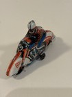 Vintage 1940s Huki Hkn-11 Tin Friction Motorcycle Toy Bike Us Zone West Germany